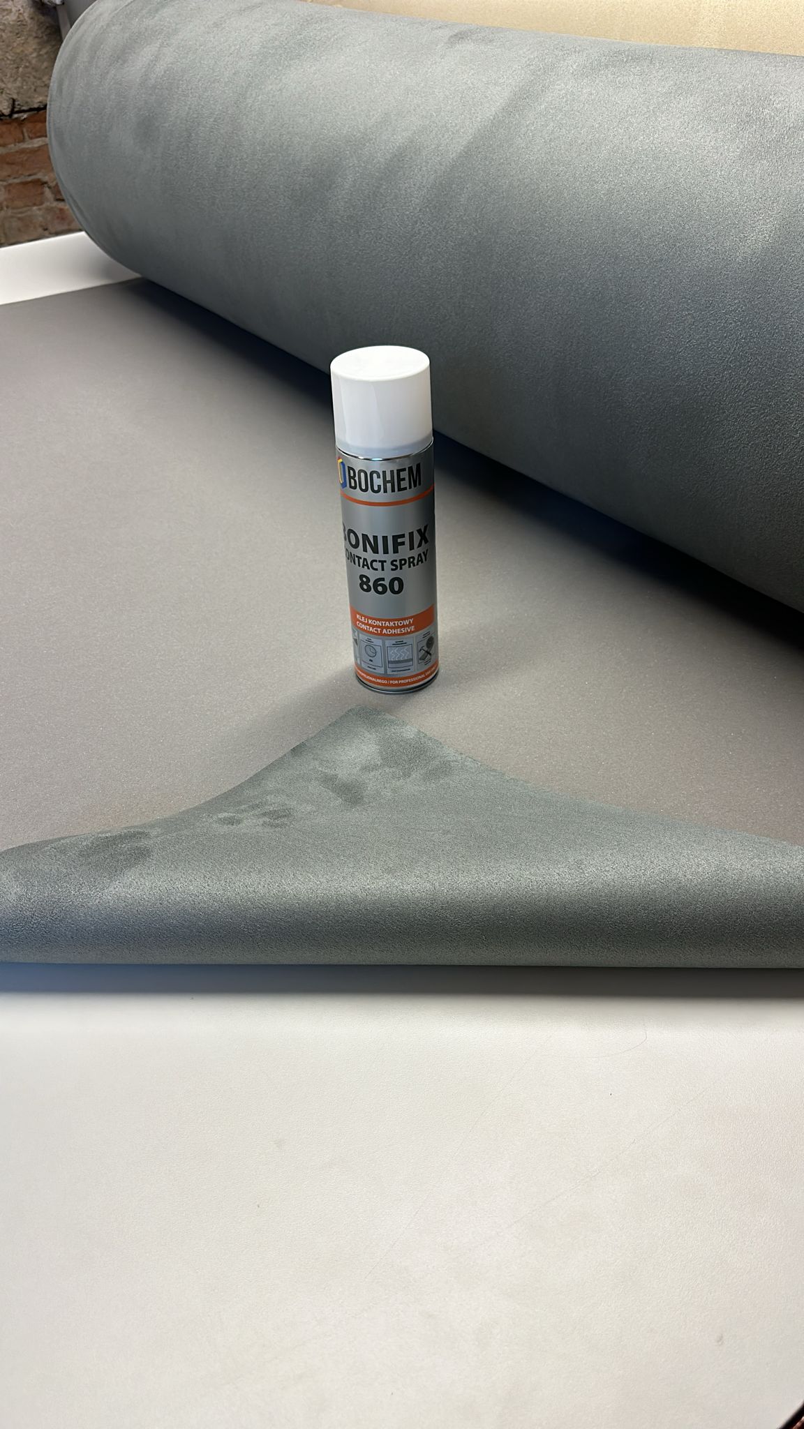 2m materiale tipo Alcantara + 1 pz adesivo Bonifix - Offerta pacchetto